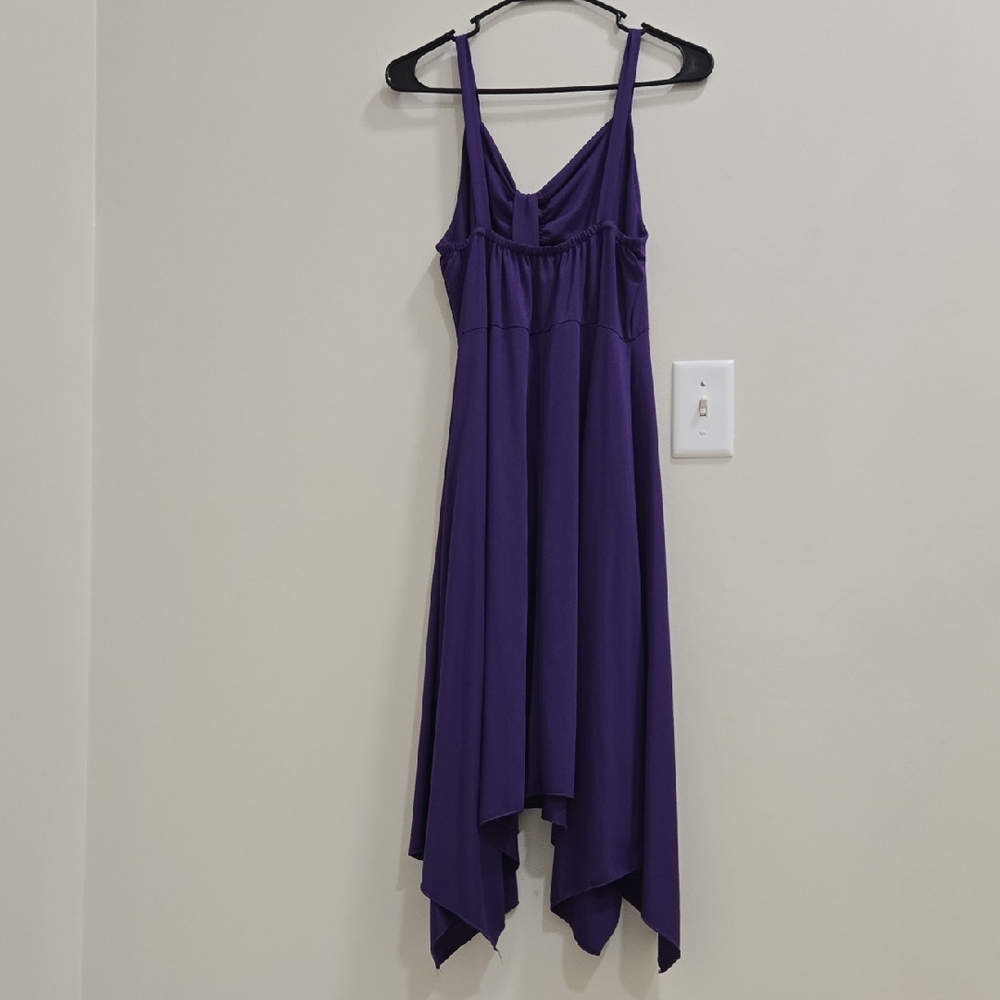 Chic Asymmetrical Purple Dress **NWOT** - Picture 7 of 8